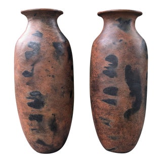 Pair of Large Cocucho Vases Mexico, 2000 For Sale