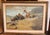 This is a beautiful vintage original oil painting of a Native American Buffalo Hunt by PT Mendoza. This is a large,...
