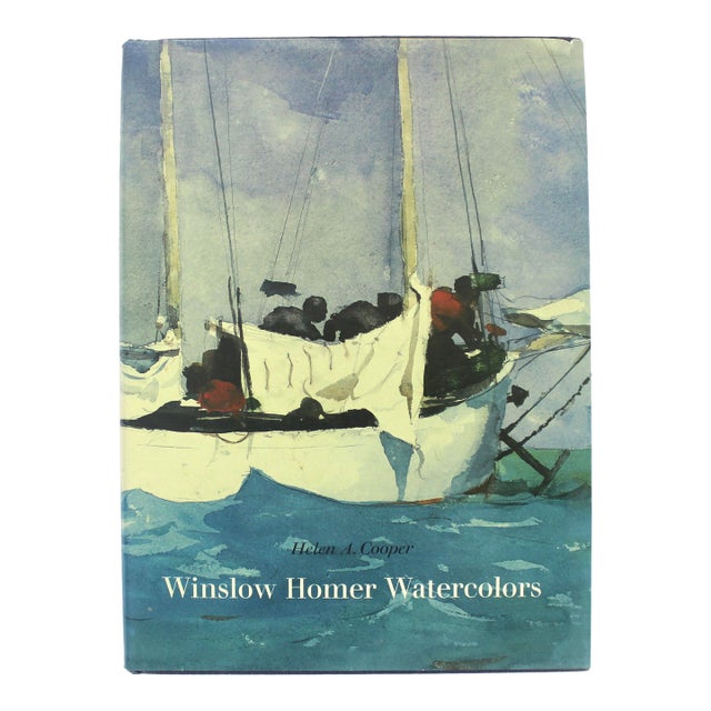 1980s Winslow Homer Watercolors Hard Cover Coffee Table Book Helen A. Cooper For Sale