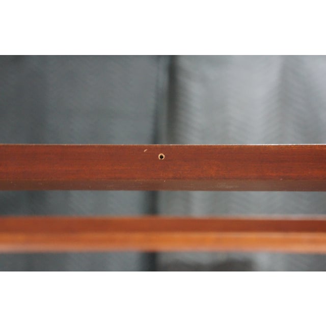 Vintage Harden Furniture Solid Cherry Colonial Pencil Post King Size Tester Bed For Sale - Image 12 of 17