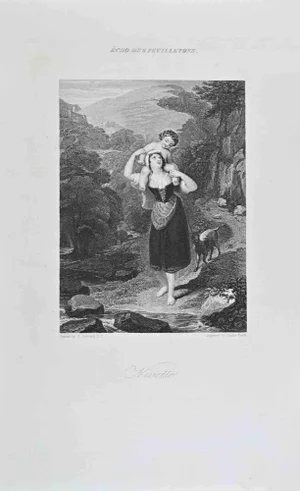 Charles Theodosius Heath, Nivette, Etching, Mid 19th Century