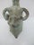 Turquoise Chinese Bronze Ware Ritual Wine Multi Headed Beast Sheep Lidded Guang Vessel For Sale - Image 8 of 18