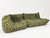 Postmodern Olive Togo 2-Seater Sofa and Corner Seat by Michel Ducaroy for Ligne Roset, 2019, Set of 2 For Sale - Image 3 of 18