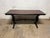 Early 20th Century English British Imperial Style Trestle Console Table For Sale - Image 15 of 18