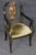 19th C. Set of 8 Italian Neoclassical Ebonized Gilt Dining Room Chairs For Sale - Image 9 of 11