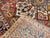 Persian Vintage Persian Tabriz Area Rug, Hand-Knotted Wool, Heriz Geometric Pattern, Ivory & Red, 5x6 For Sale - Image 3 of 18