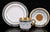 Jewelled Miniature Porcelain Cup, Saucer and Plate by Ken Russell, 1980s, Set of 3 For Sale - Image 3 of 8