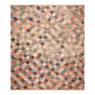 Nazmiyal Collection Large Modern Kilim Rug For Sale