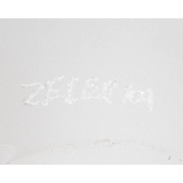 Glass Art Glass Sculpture Signed by Artist Michael Zelenka For Sale - Image 7 of 7
