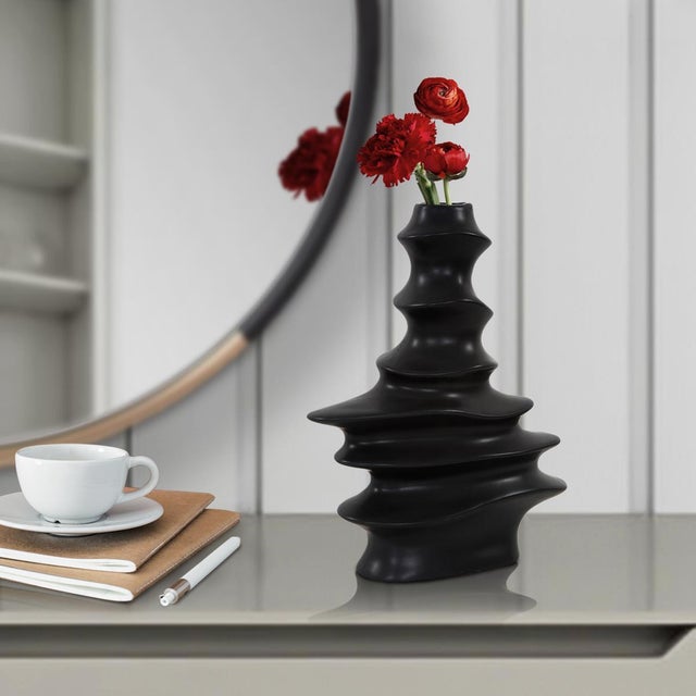 Modern Cairn Abstract Vase- Tall For Sale - Image 3 of 11