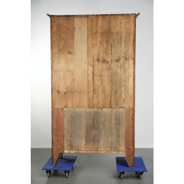 Antique English Oak Cabinet, 1700s For Sale - Image 4 of 12