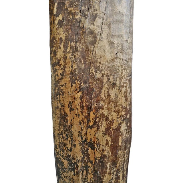 Brown Vintage Dogon Grain Ladder For Sale - Image 8 of 10