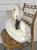 Mid 20th Century Large Carved and Paint Decorated Wood Swan Decoy For Sale - Image 5 of 12