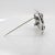 Vintage Early Georg Jensen Sterling Silver Flower Brooch No. 28, 1925-1930 For Sale - Image 12 of 12