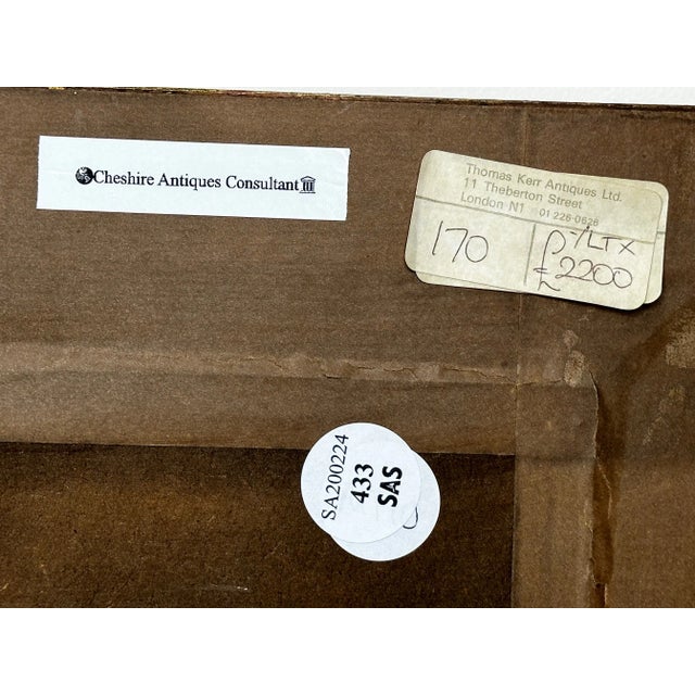 Large 19th Century Oil Painting Military Dress Portrait of Napoleon Bonaparte Wearing the Grand Cross of the Légion D’honneur For Sale - Image 17 of 18