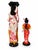 Vintage Chinese Costume Display Dolls, Pair, One Yu Chu Labeled For Sale - Image 4 of 8