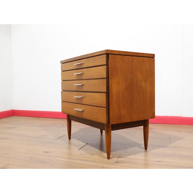 Mid Century Modern Vintage Teak Short Dresser Drawers by White and Newton For Sale - Image 13 of 14