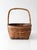 Vintage Woven Gathering Basket For Sale - Image 4 of 14