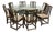McGuire Furniture Late 20th Century Octagon Dining Table + Eight Dining Chairs, Set For Sale