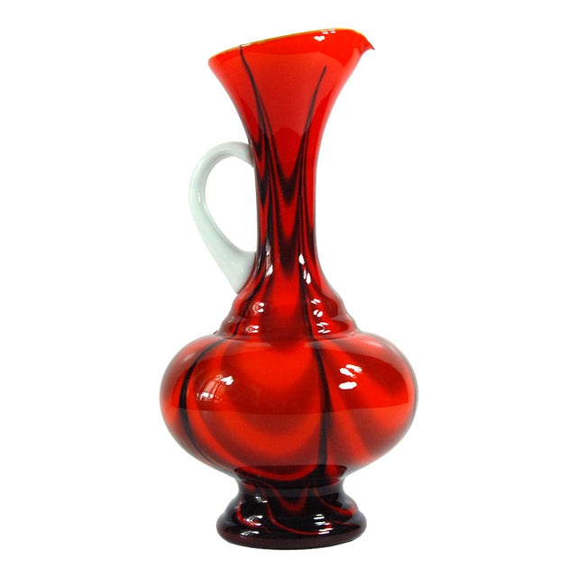 Vintage Opaline Vase by Carlo Moretti, Florence, Italy, 1970s For Sale