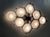 21st Century Beehive Satin Black Nickel Matte White Murano Flush Mount by Fabio LTD For Sale - Image 9 of 9