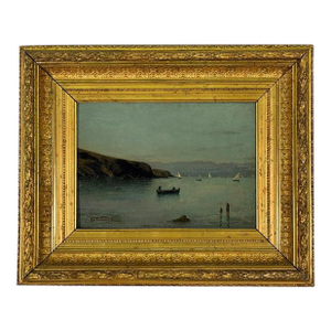 19th Century French Seascape Painting