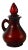 Mid 20th Century Red Ruby Glass Cruet Pitcher For Sale