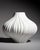 Pleated Matte White Porcelain Vase by Martin Freyer for Rosenthal, 1994 For Sale - Image 12 of 12