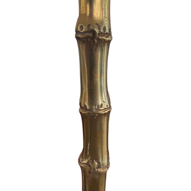 This is a really good brass midcentury floor lamp - exceptional quality and made in the style of the Parisian luxury light...