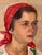 1930s Farmer Woman with Red Headscarf, 1939, Oil on Canvas For Sale - Image 5 of 9