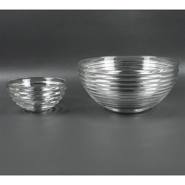Silver Riedel Mesa Italy Silver Plate and Crystal Caviar Bowl Dish Server For Sale - Image 8 of 13
