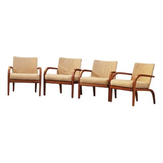 Set of Scandinavian Armchairs For Sale