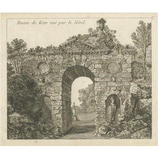 Ruin of the Kew Gardens in London, 1785, Paper For Sale