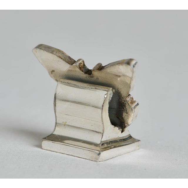 Christofle Antique French Christofle Silverplate Set of 4 Butterfly Place Card Holders For Sale - Image 4 of 6