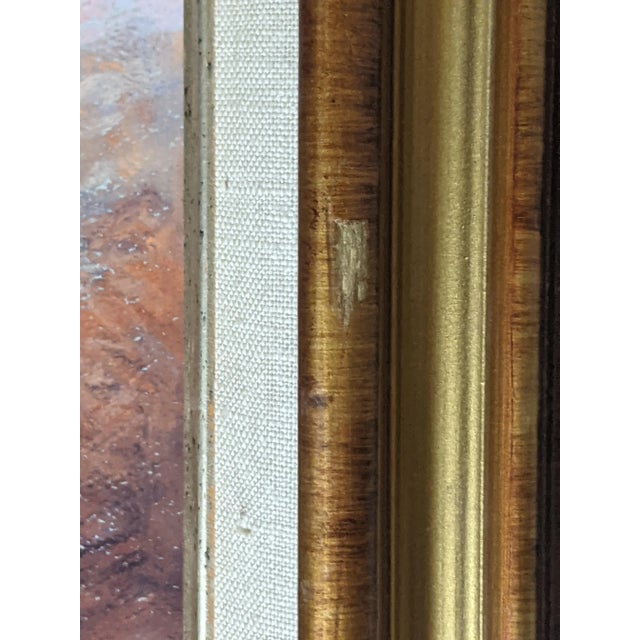 Original Autumn "Changing of the Leaves" Fauvist Landscape Pastel Drawing Framed For Sale - Image 9 of 9