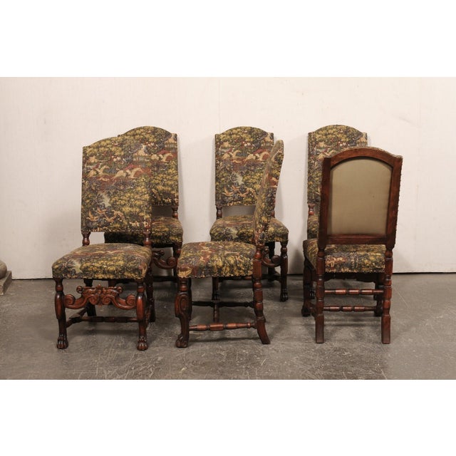 Early 20th Century French Renaissance Style Side Chairs - Set of 6 For Sale In Atlanta - Image 6 of 10