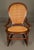 Add timeless Victorian elegance to your home with this antique American Victorian walnut side chair, dating to circa 1880....