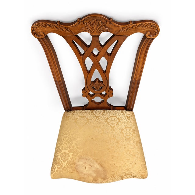 Vintage Thomasville Chippendale-Style Dining Chairs — Set of Six For Sale - Image 10 of 11