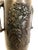 Japanese Meiji Era Patinated Bronze Vase With Peonies and a Child For Sale - Image 11 of 15