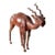 Vintage Leather Antelope Figure For Sale
