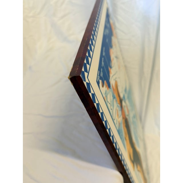 1990s 1990s Franz Lenhart Cortina Dolomiti Vintage Ski Poster Reproduction, Mounted For Sale - Image 5 of 5