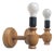 Vintage Nordic Wall Sconces in Oregon Pine, 1980s, Set of 2 For Sale