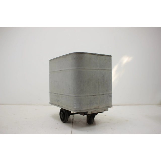 Vintage Industrial Cart by Kovo Bzenec, Czechoslovakia, 1950s For Sale - Image 9 of 11