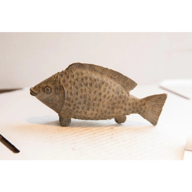 Late 20th Century Vintage African Fish Sculpture For Sale - Image 5 of 6