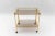 Gold Mid-Century Modern Brass Bar Cart, France, 1960s For Sale - Image 8 of 12