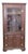 Late 20th Century Henkel Harris Mahogany Curio Corner Cabinet Hutch China Chippendale 12 Panel For Sale
