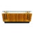 1980s Leon Rosen Modern Wood & Brass & Glass Sideboard For Sale