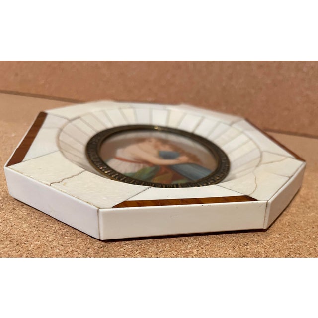 Elizabeth Vine Le Brun and Daughter Portrait Miniature For Sale - Image 6 of 6