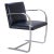 Brno Flat-Bar Chair in Original Navy Leather For Sale In New York - Image 6 of 6