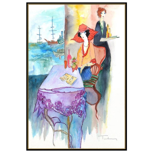 Message us to inquire about custom framing options! (Included for free with every purchase) The artwork here, "Seaside...